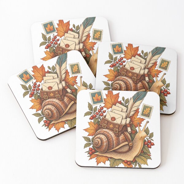 Item preview, Autumn Snail Mail Vintage Postal Adventure designed and sold by networkseen.