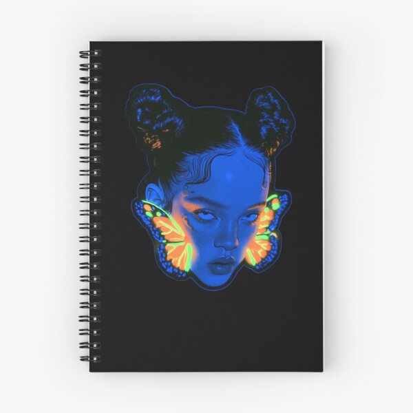 Item preview, A Woman With Neon Butterfly-Shaped Earrings designed and sold by DRABaBdesign.