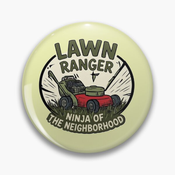 Item preview, Lawn Ranger Ninja of the Neighborhood - Funny Dad designed and sold by LuloCreative.