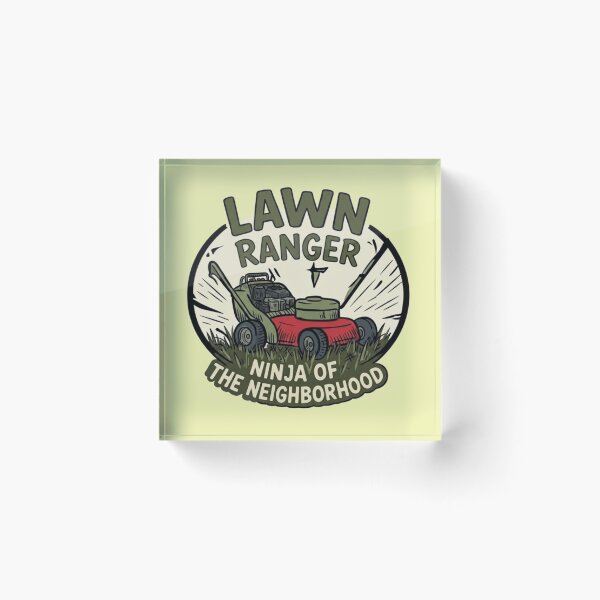 Item preview, Lawn Ranger Ninja of the Neighborhood - Funny Dad designed and sold by LuloCreative.