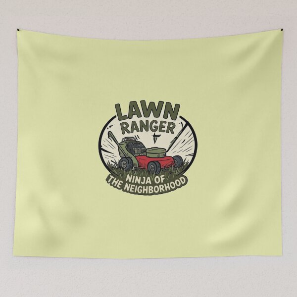 Item preview, Lawn Ranger Ninja of the Neighborhood - Funny Dad designed and sold by LuloCreative.