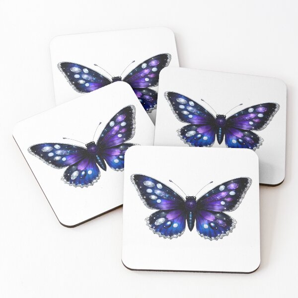 Item preview, Cosmic Purple Butterfly Galaxy Diamond Art designed and sold by AmirArtisanVibe.