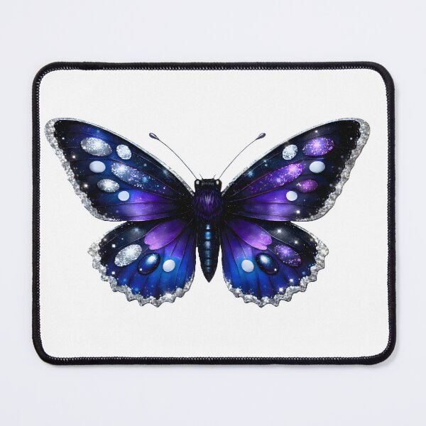 Item preview, Cosmic Purple Butterfly Galaxy Diamond Art designed and sold by AmirArtisanVibe.