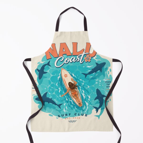 Item preview, Nalu Coast Surf Club | Tropical Shark Surfing Ocean Graphic designed and sold by Nalu Coast.