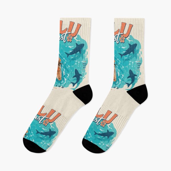 Item preview, Nalu Coast Surf Club | Tropical Shark Surfing Ocean Graphic  designed and sold by Nalu Coast.