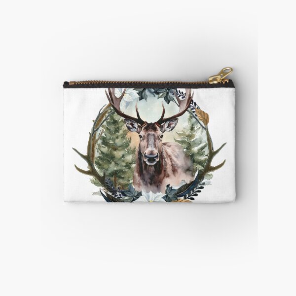 Item preview, Moose head in antler frame with winter mountain background.  designed and sold by South 500 Photography.