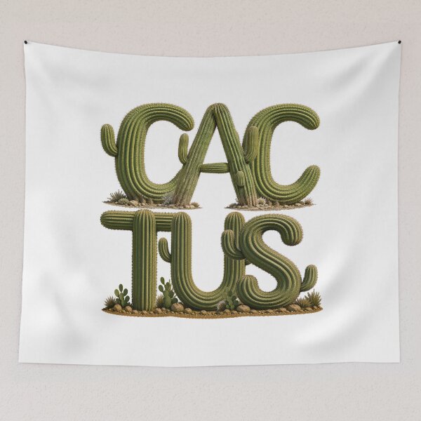 Item preview, SAGUARRO CACTUS WORD designed and sold by ART-TYPE.