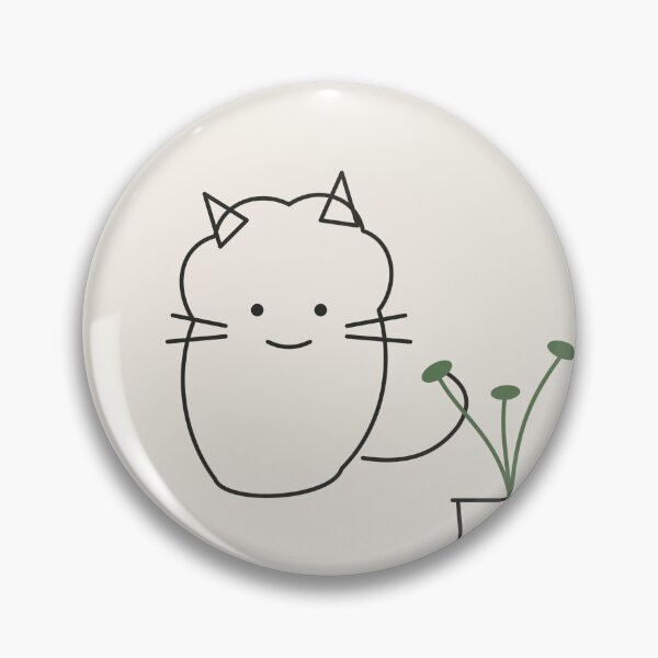 Item preview, Minimalist Cat with Plant Line Art designed and sold by Best7Design.