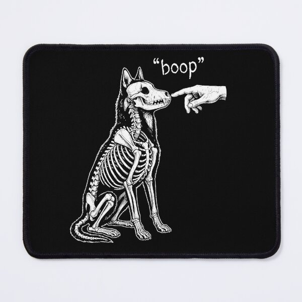Item preview, Funny Spooky Skeleton Dog Boop Halloween Vintage Retro Humor designed and sold by ArcaneArtistry.
