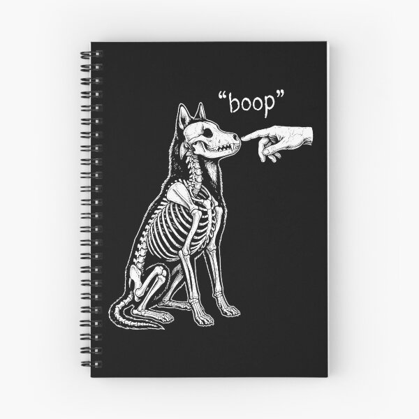 Item preview, Funny Spooky Skeleton Dog Boop Halloween Vintage Retro Humor designed and sold by ArcaneArtistry.