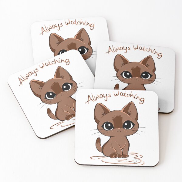Item preview, Always Watching Cat designed and sold by Phyllya Design.