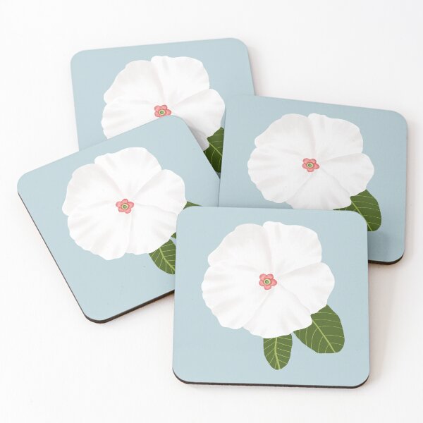 Item preview, Madagascar Periwinkle Study Flower Botanical From my Mom's Garden designed and sold by altastudio.