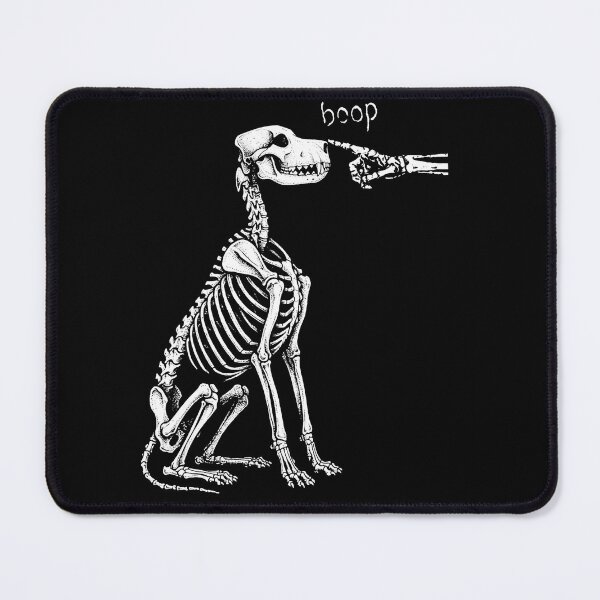 Item preview, Funny Skeleton Dog Boop Halloween Retro Skeleton Pet Lover Design designed and sold by ArcaneArtistry.
