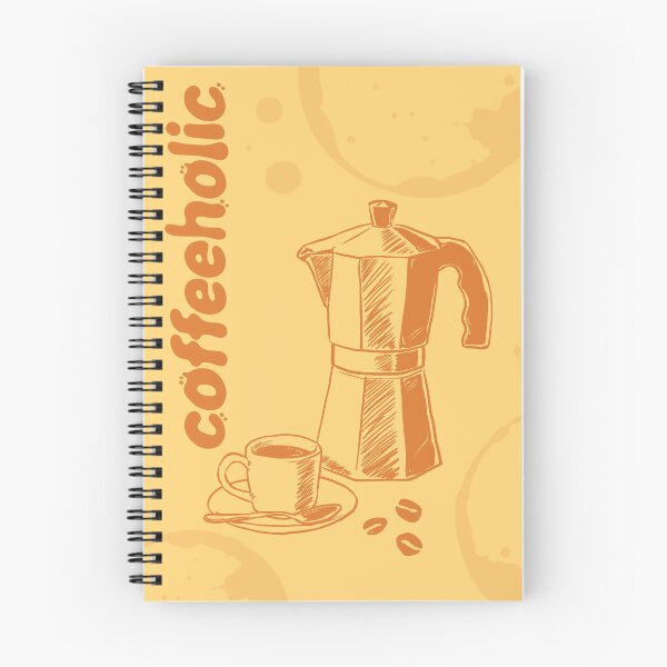 Item preview, Coffeeholic orange designed and sold by jucreats.png.