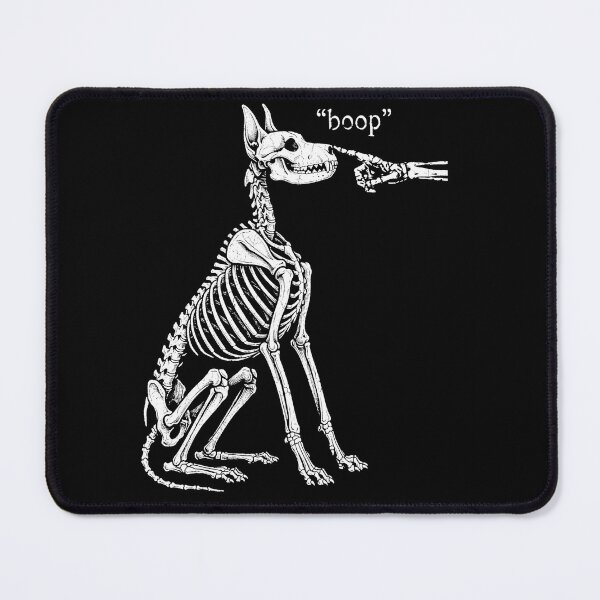 Item preview, Funny Skeleton Dog Boop Halloween Meme designed and sold by ArcaneArtistry.