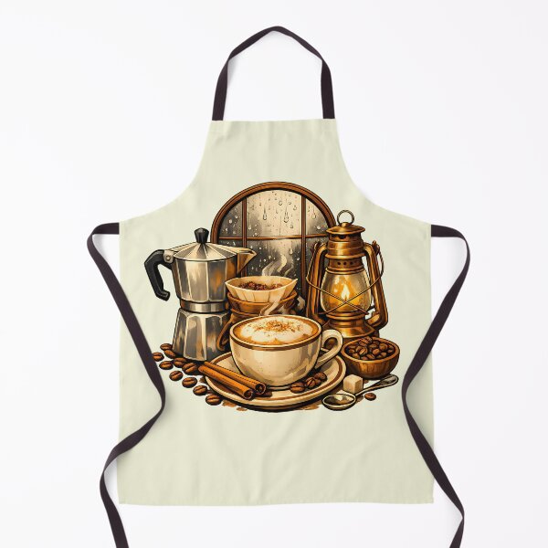Item preview, A comforting cappuccino by the rainy window. designed and sold by Daily Quirk.