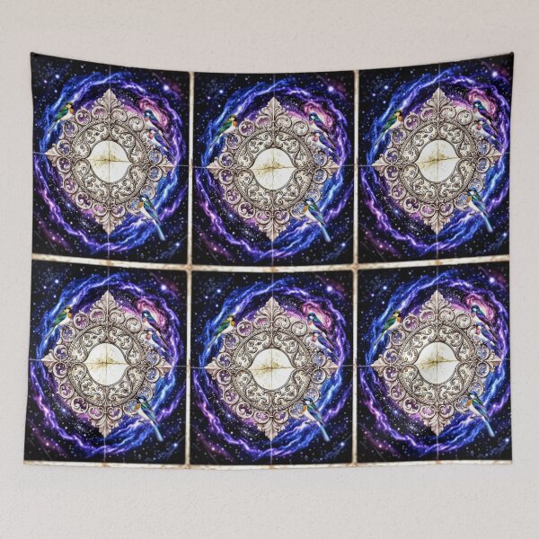 Item preview, Celestial Aviary Bird Wall Art designed and sold by The Empire Of Digital Art..