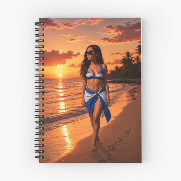 Item preview, Tropical Sunset Beach Girl designed and sold by LC&LCPlatform.