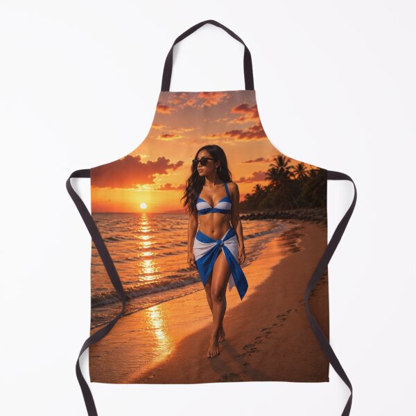 Item preview, Tropical Sunset Beach Girl designed and sold by LC&LCPlatform.