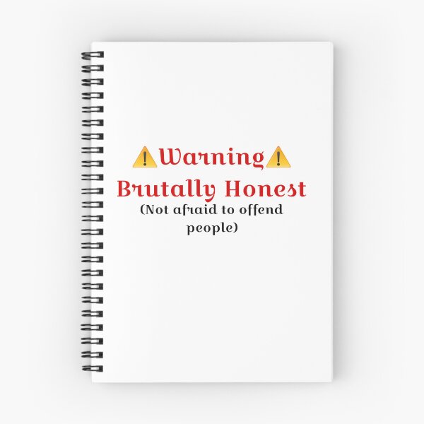 Item preview, Warning, Brutally Honest  designed and sold by Tymber2018.