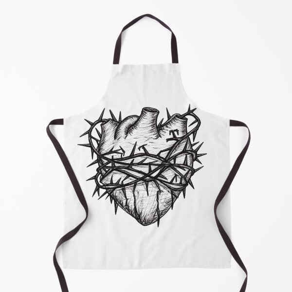 Item preview, Crowned Heart of Jesus designed and sold by Burning Heart Shop.