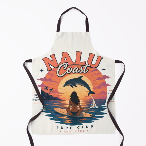Item preview, Nalu Coast Sunset Surf Club | Dolphin Ocean Summer Graphic designed and sold by Nalu Coast.