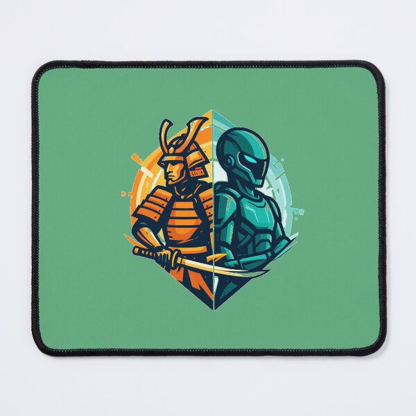 Item preview, Samurai vs Cyborg — Tradition Meets Future designed and sold by DunewalkerArt.