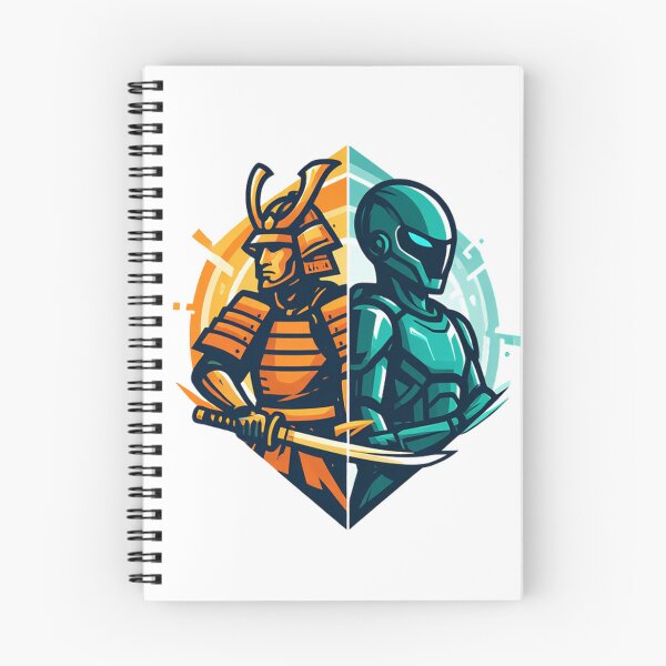 Item preview, Samurai vs Cyborg — Tradition Meets Future designed and sold by DunewalkerArt.