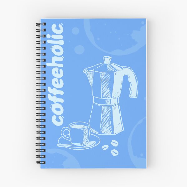 Item preview, Coffeeholic blue designed and sold by jucreats.png.