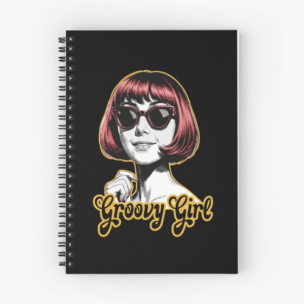 Item preview, Groovy Girl - Retro 60s Mod Fashion Illustration designed and sold by THROUGH-LIFE.