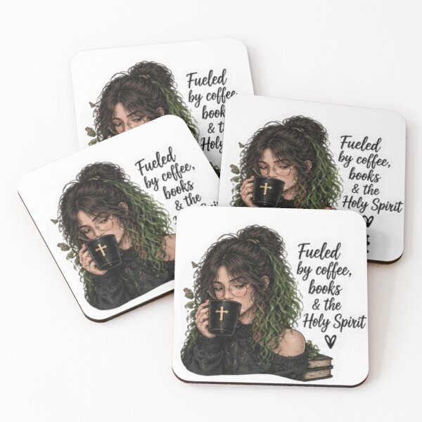 Item preview, Coffee, Books, and the Holy Spirit designed and sold by Thevictoriousmethod.