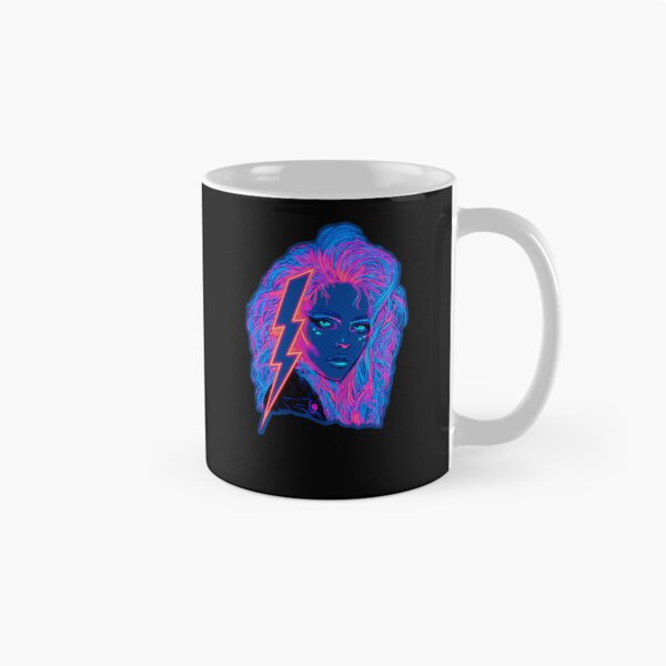 Item preview, A Woman With Lightning And Neon Hair designed and sold by DRABaBdesign.
