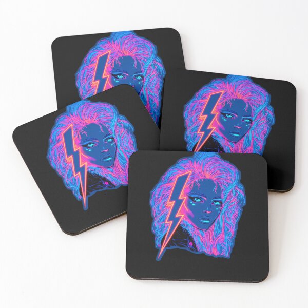 Item preview, A Woman With Lightning And Neon Hair designed and sold by DRABaBdesign.