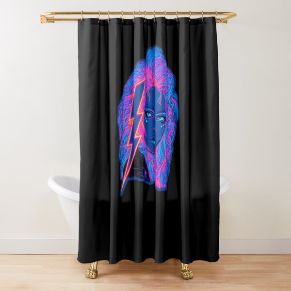 Item preview, A Woman With Lightning And Neon Hair designed and sold by dRaBaBdesign.