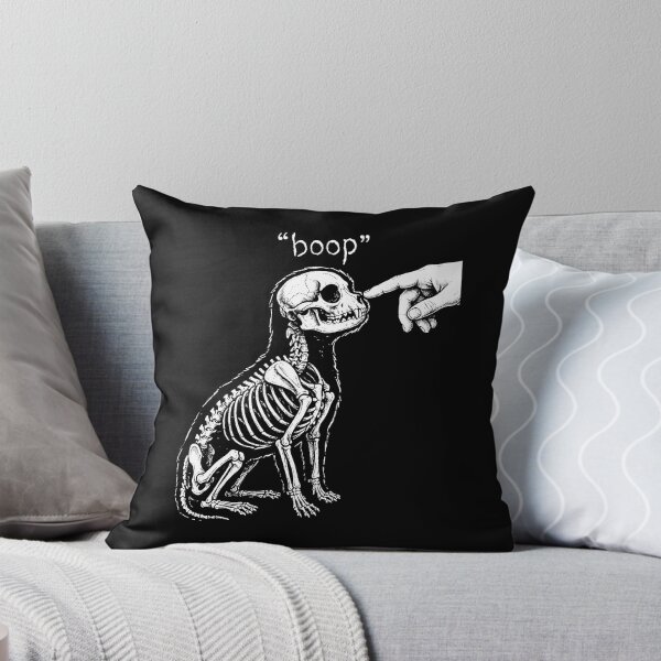 Item preview, Funny Skeleton Dog Boop Halloween Cute Goth Pet Lover Design designed and sold by ArcaneArtistry.