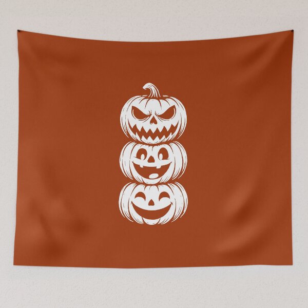 Item preview, Stacked Halloween Pumpkins – Spooky & Cute Jack-O’-Lantern Art designed and sold by Stinky Lincy's Apparel Company.