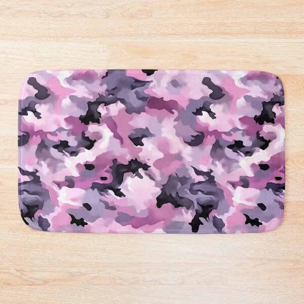 Item preview, Pink and Grey Camo Pattern Soft Rose Lavender Camouflage designed and sold by Nine Lives Studio.