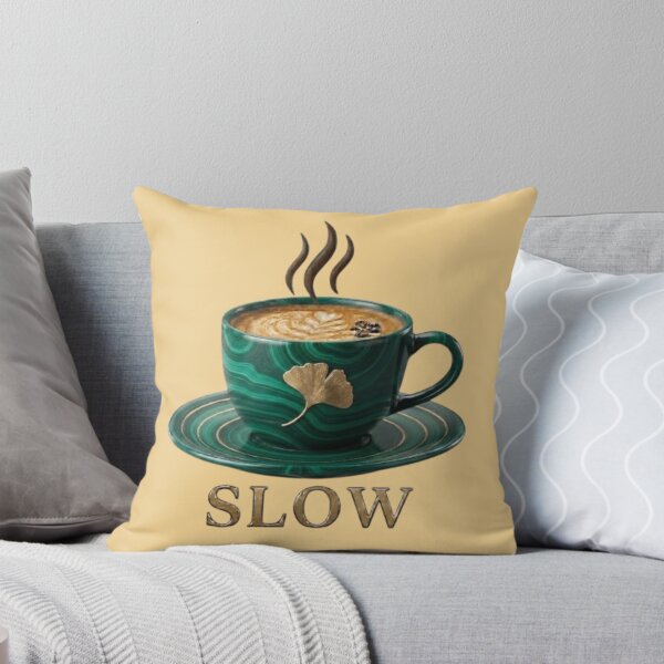 Item preview, Deep Jade Slow Coffee Ritual designed and sold by Northern Glow Art.