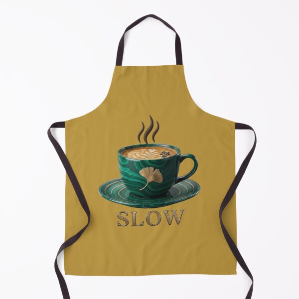 Item preview, Deep Jade Slow Coffee Ritual designed and sold by Northern Glow Art.