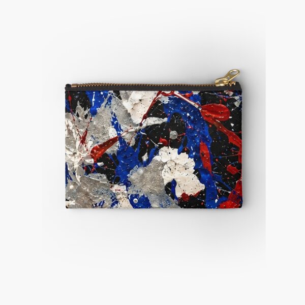 Item preview, Patriotic Splatter Action Abstract Art designed and sold by THE SPLATTERED HAUS BY SAGE BANKS.