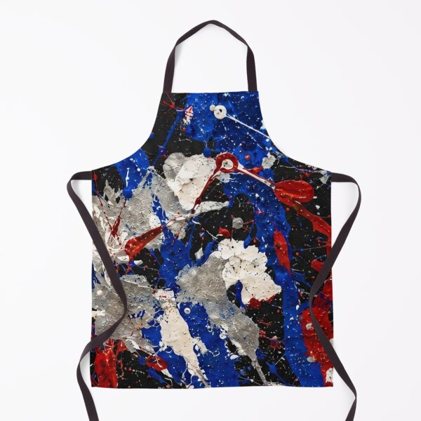 Item preview, Patriotic Splatter Action Abstract Art designed and sold by THE SPLATTERED HAUS BY SAGE BANKS.