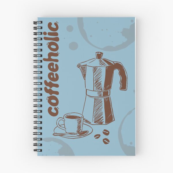 Item preview, Coffeeholic blue designed and sold by jucreats.png.