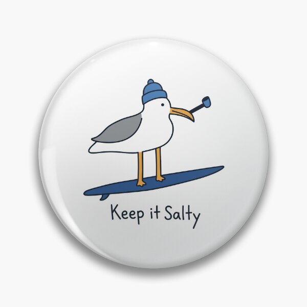 Artikelvorschau, Keep it Salty Seagull Bird entworfen und verkauft von gunaone-design.