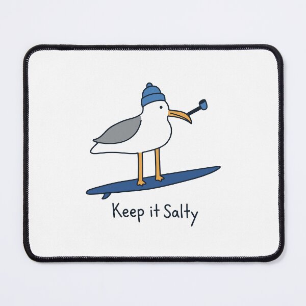 Item preview, Keep it Salty Seagull Bird designed and sold by gunaone-design.