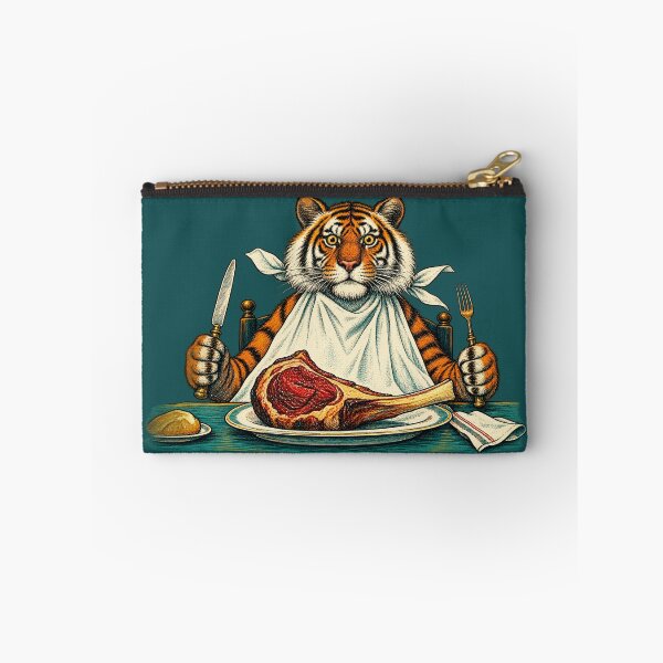 Item preview, Dinner Is Served – Vintage Dining Tiger designed and sold by MalindaMntgMry.