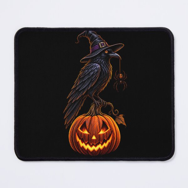 Item preview, Witch Raven Halloween Pumpkin designed and sold by NucciCollective.