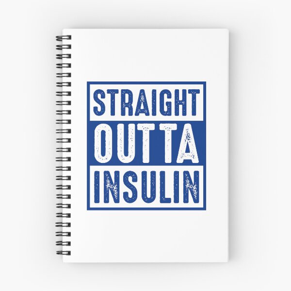 Item preview, Straight Outta Insulin Funny Diabetes Awareness Diabetic designed and sold by gunaone-design.