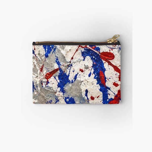Item preview, Patriotic Splatter Action Abstract Art designed and sold by THE SPLATTERED HAUS BY SAGE BANKS.