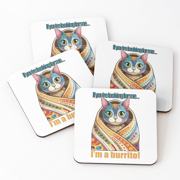 Item preview, Cat Burrito Funny Quote Design designed and sold by photossmirnov.