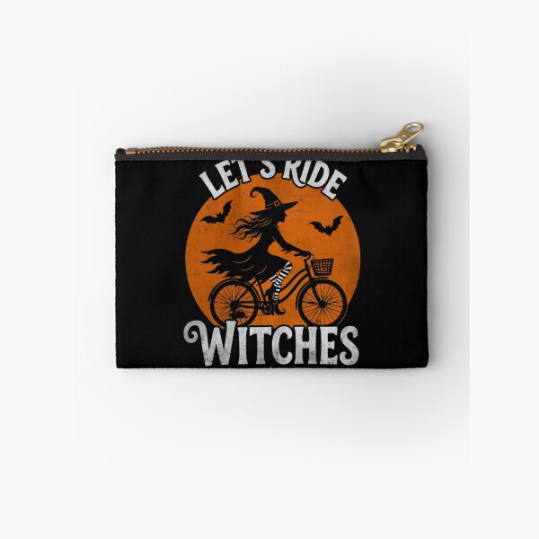 Item preview, Let’s Ride Witches Funny Halloween Bicycle Witch designed and sold by gunaone-design.